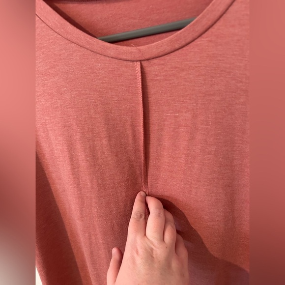 🎉Coral t-shirt dress/tunic - Picture 4 of 7